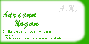 adrienn mogan business card